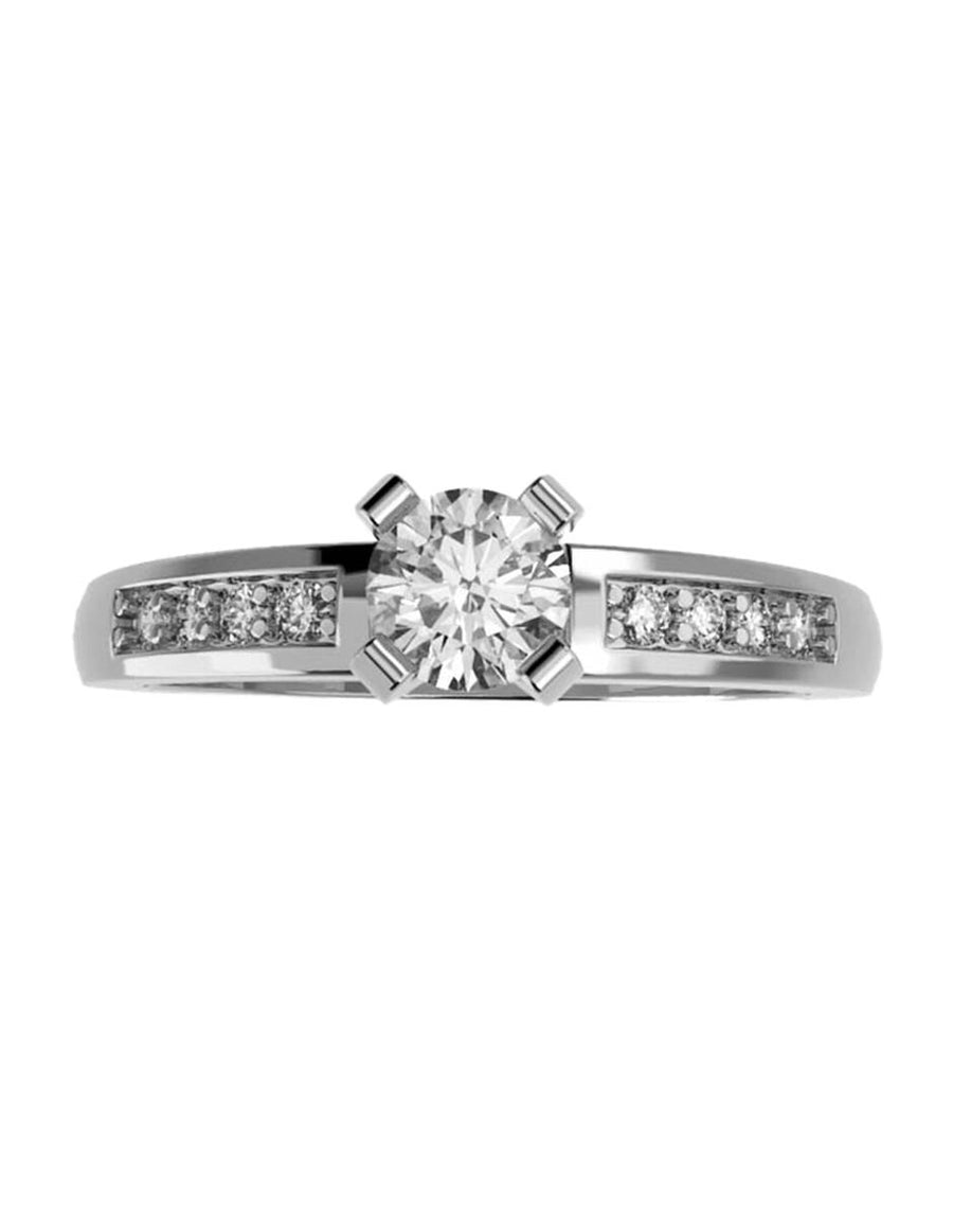 ANILLO DE ORO CON CIRCONIA