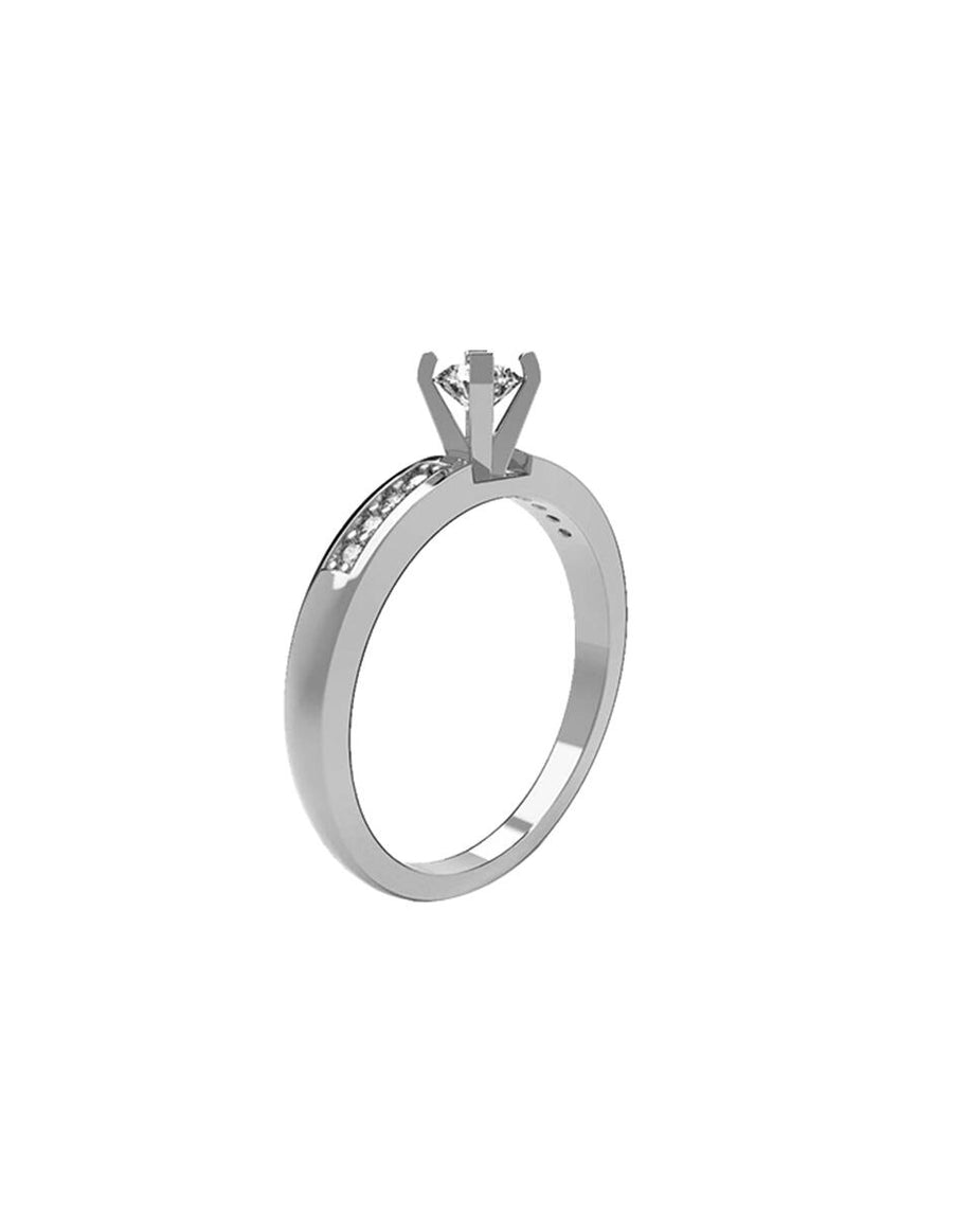ANILLO DE ORO CON CIRCONIA