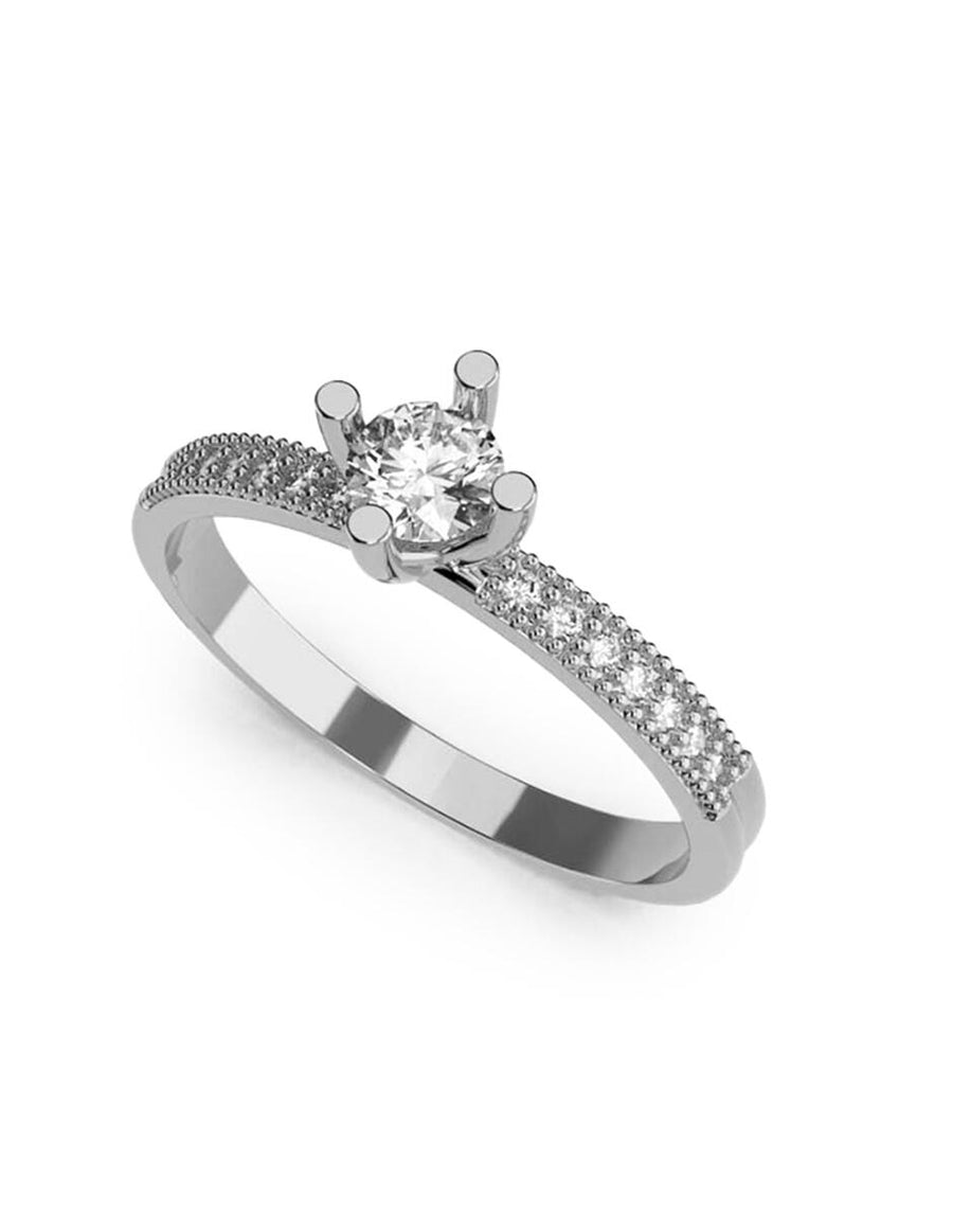 ANILLO DE ORO CON CIRCONIA