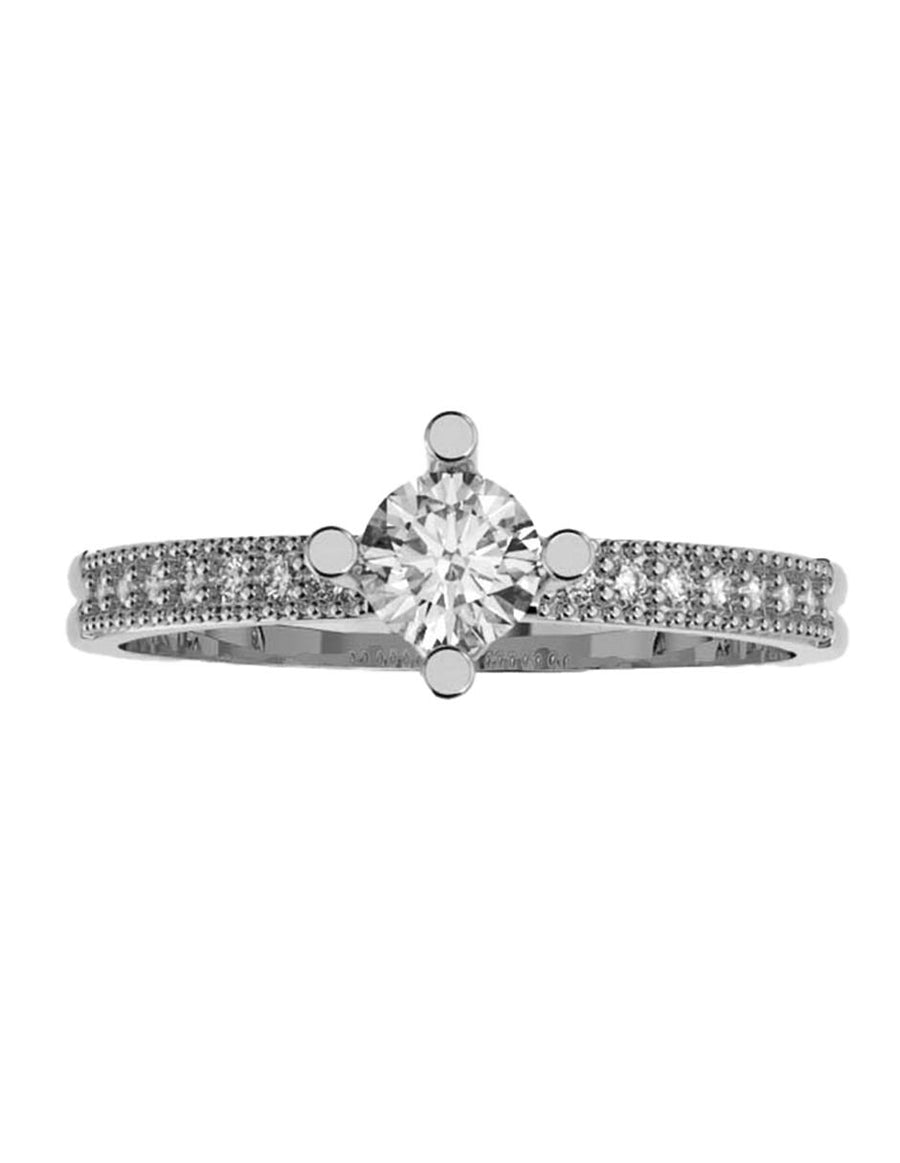 ANILLO DE ORO CON CIRCONIA