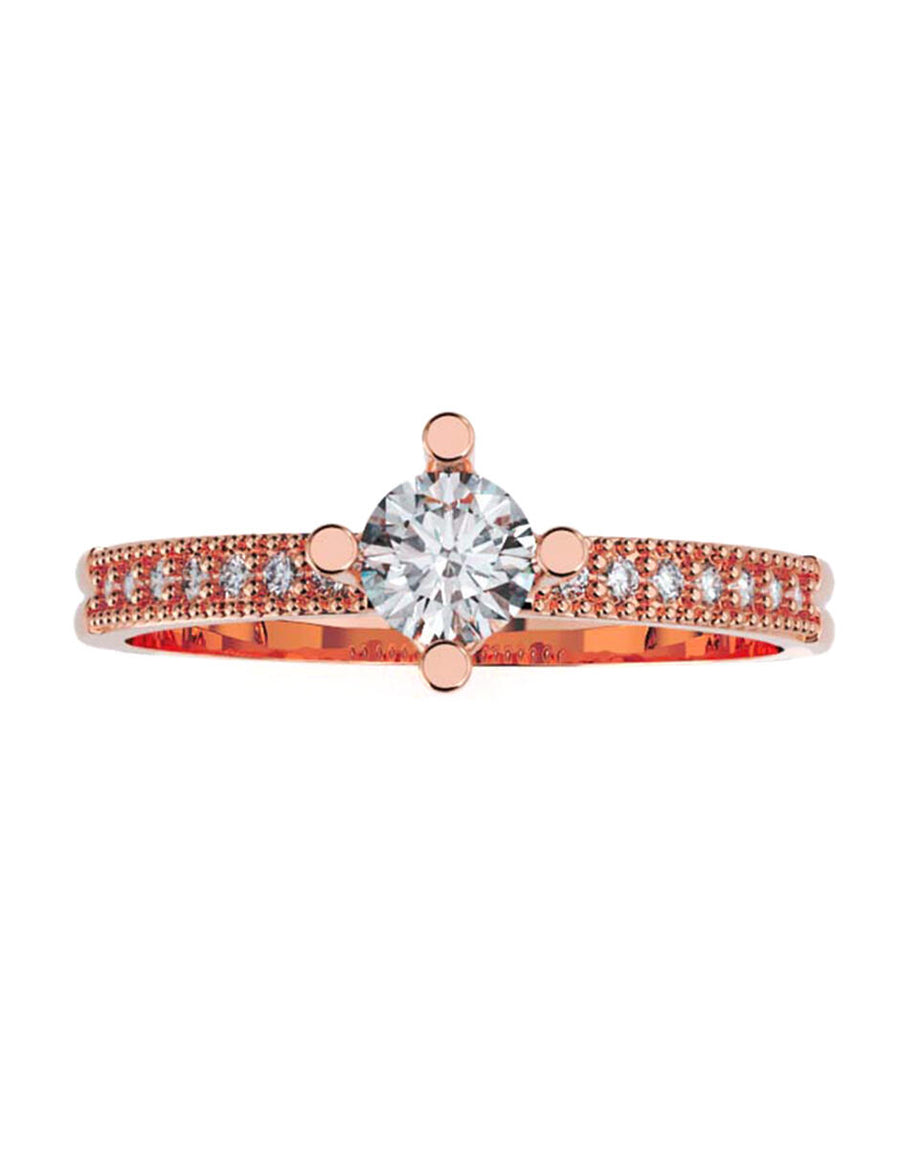 ANILLO DE ORO CON CIRCONIA