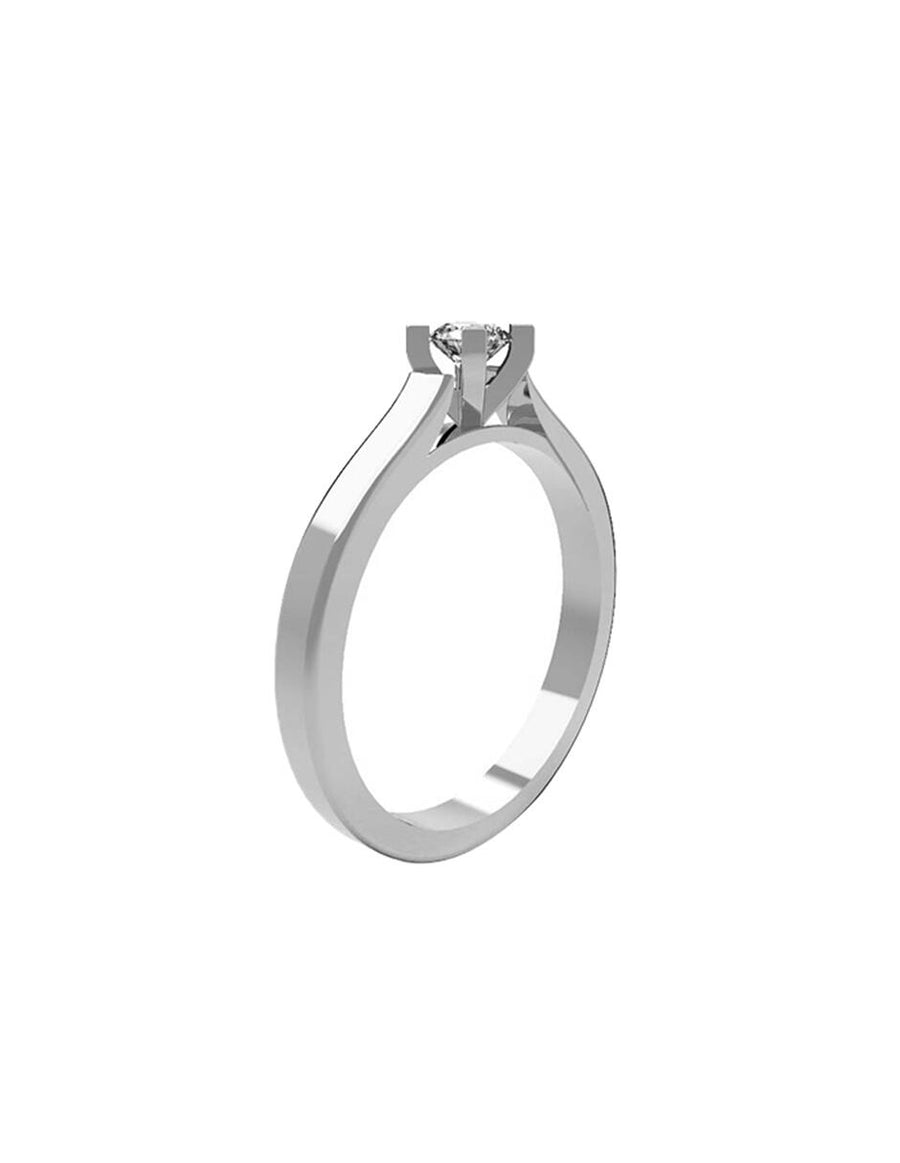 ANILLO DE ORO CON CIRCONIA