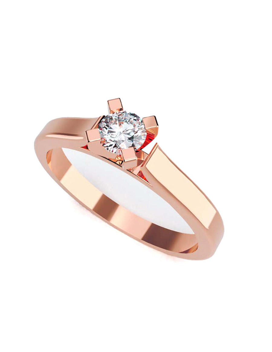 ANILLO DE ORO CON CIRCONIA