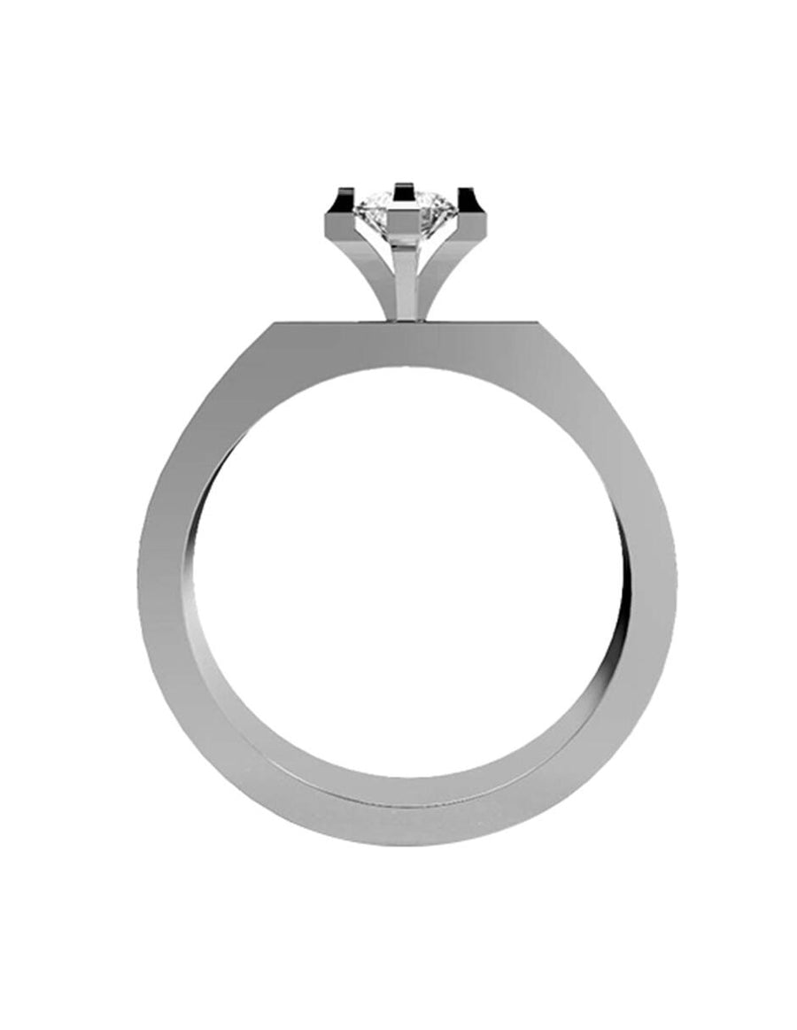 ANILLO DE ORO CON CIRCONIA