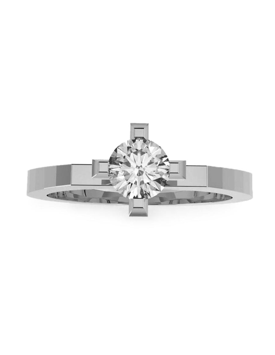 ANILLO DE ORO CON CIRCONIA
