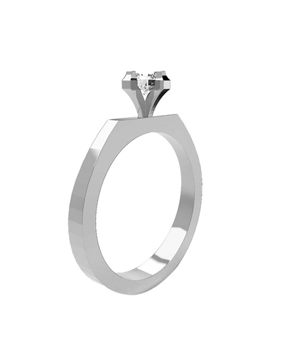 ANILLO DE ORO CON CIRCONIA
