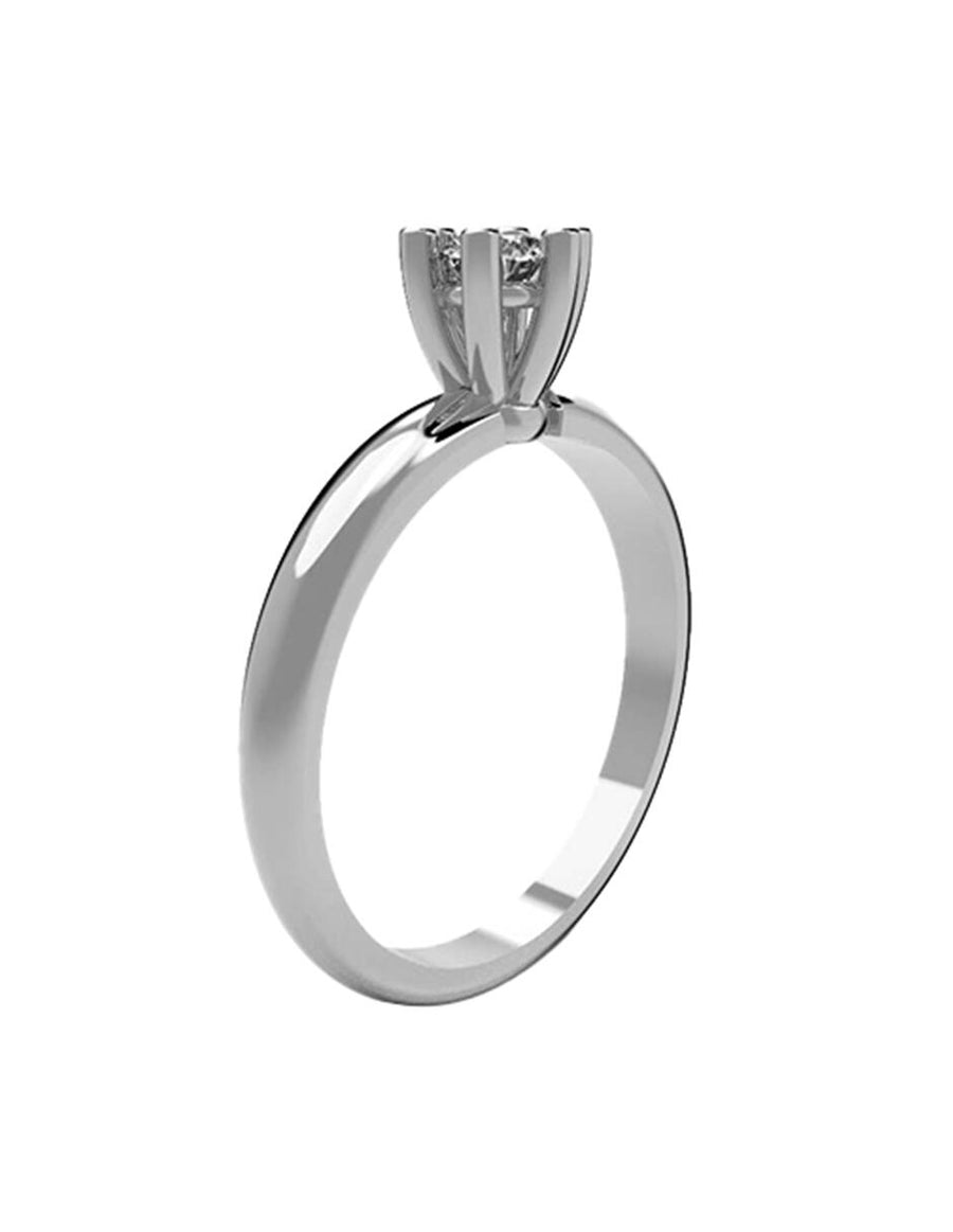 ANILLO DE ORO CON CIRCONIA
