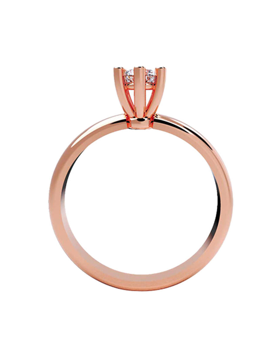 ANILLO DE ORO CON CIRCONIA