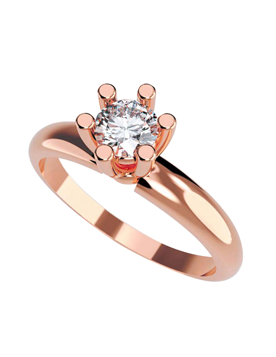 ANILLO DE ORO CON CIRCONIA