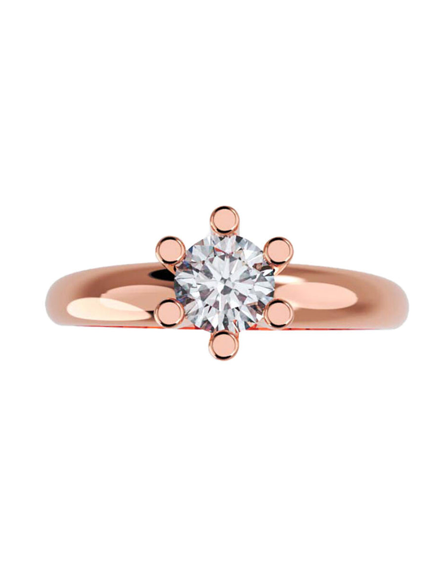 ANILLO DE ORO CON CIRCONIA