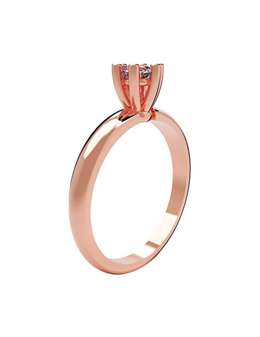 ANILLO DE ORO CON CIRCONIA
