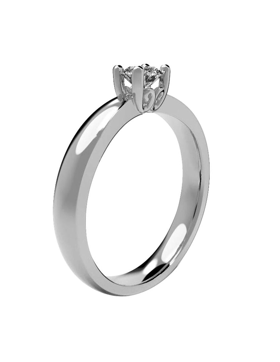 ANILLO DE ORO CON CIRCONIA