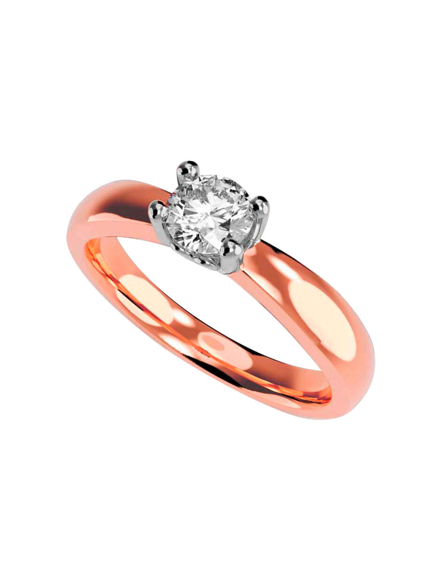 ANILLO DE ORO CON CIRCONIA