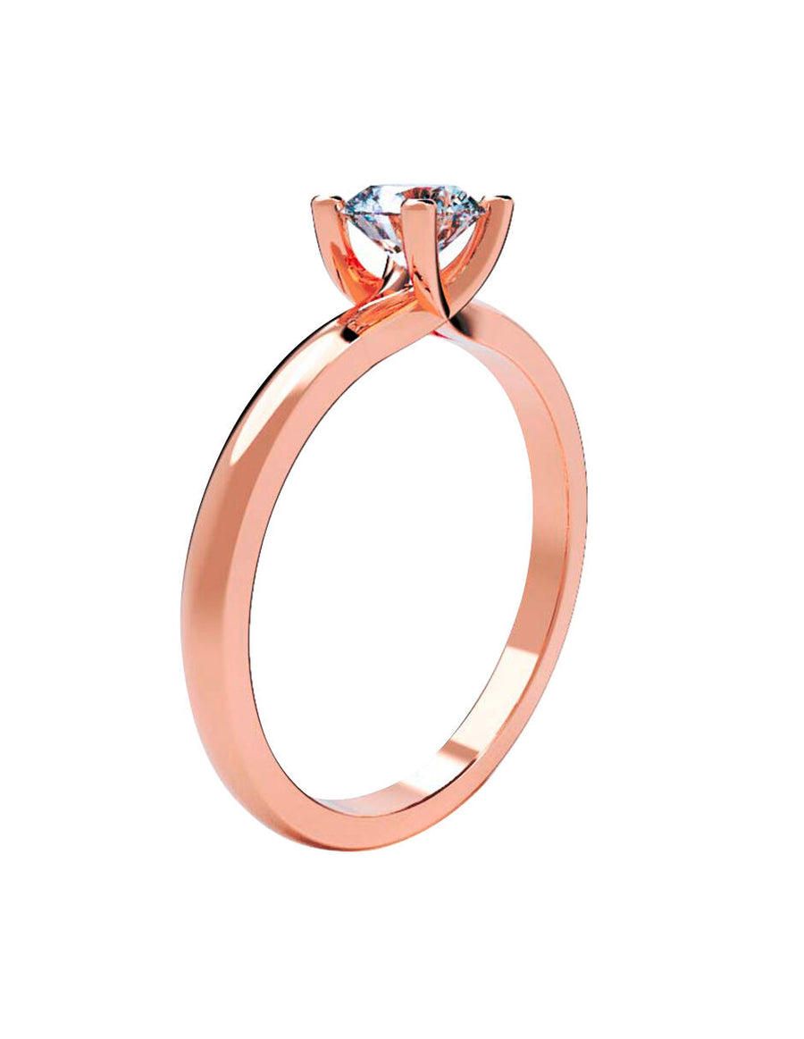 ANILLO DE ORO CON CIRCONIA