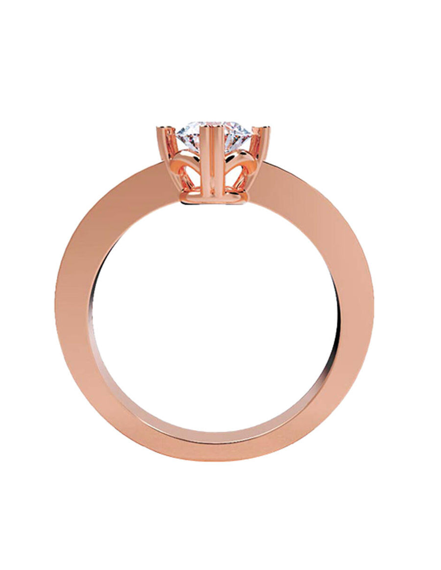 ANILLO DE ORO CON CIRCONIA