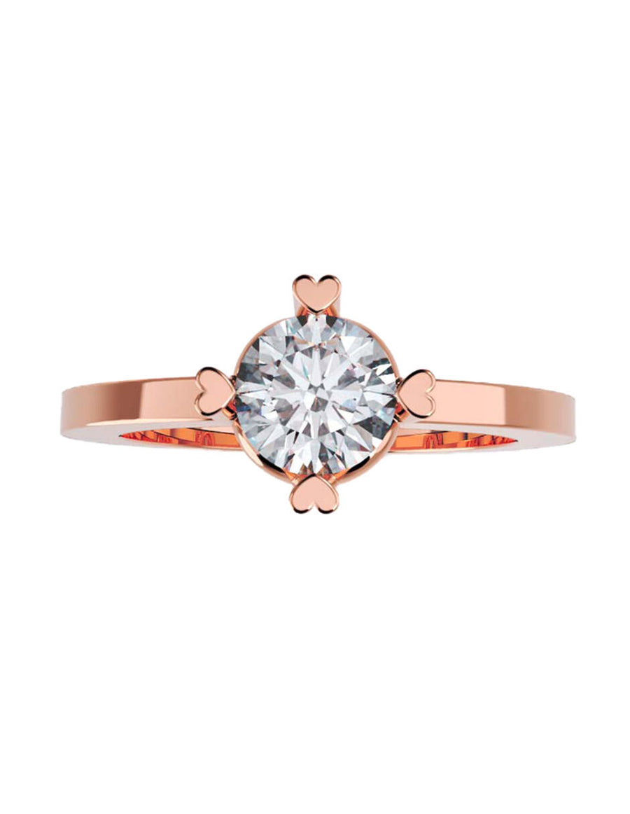 ANILLO DE ORO CON CIRCONIA