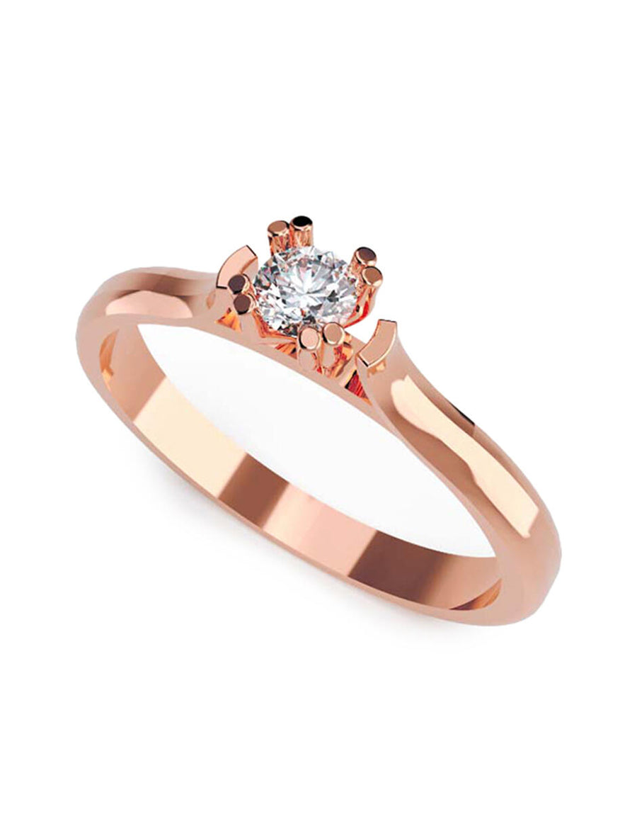 ANILLO DE ORO CON CIRCONIA