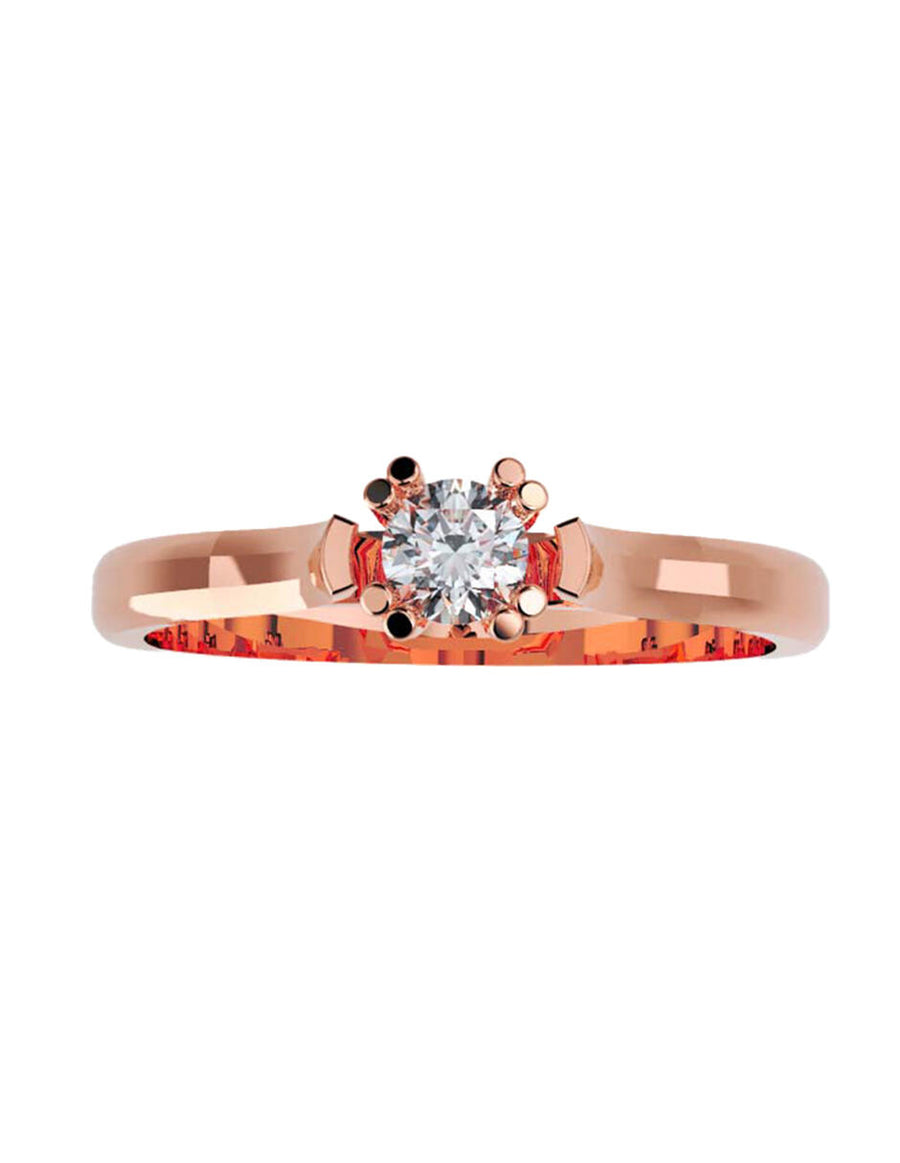 ANILLO DE ORO CON CIRCONIA