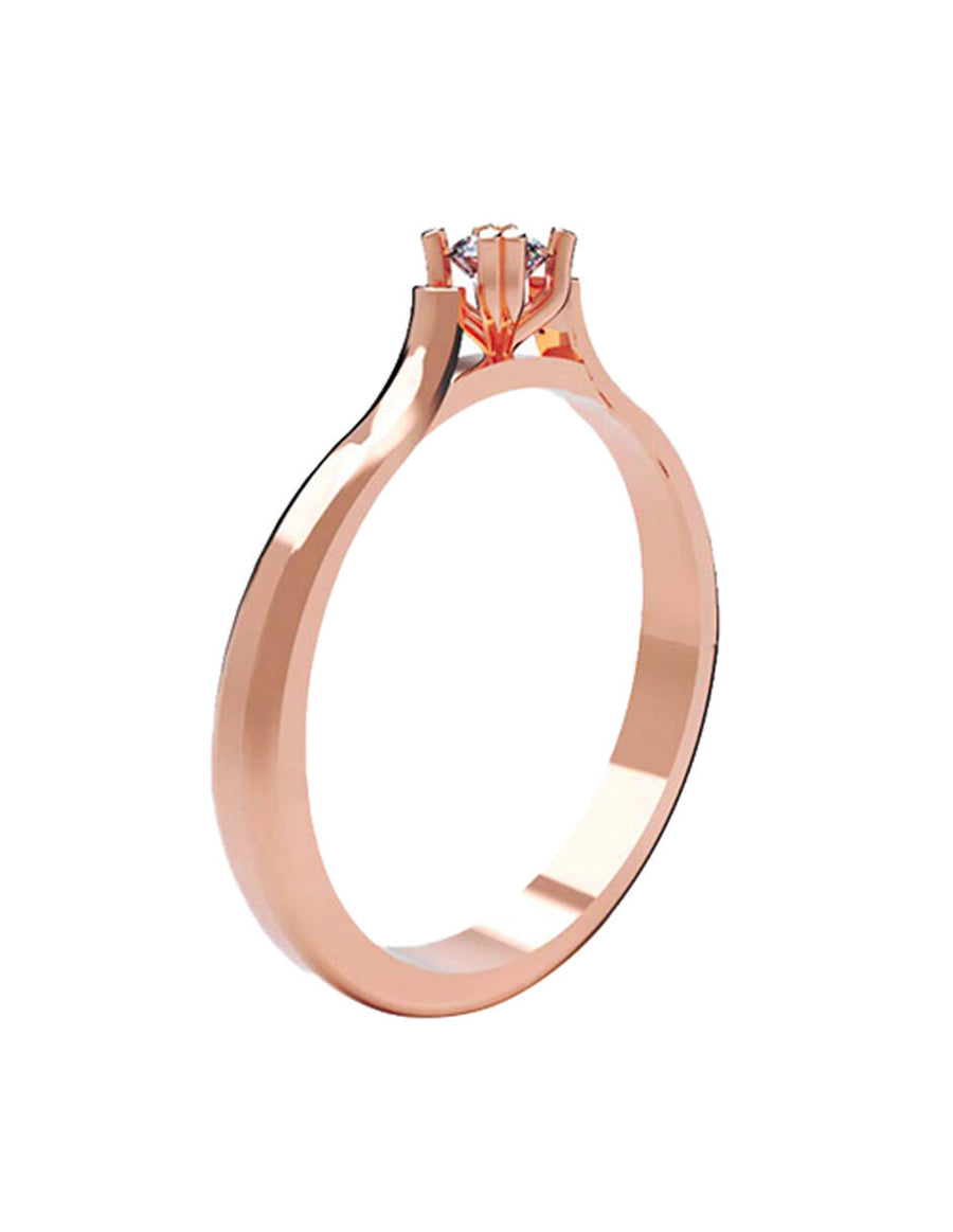 ANILLO DE ORO CON CIRCONIA