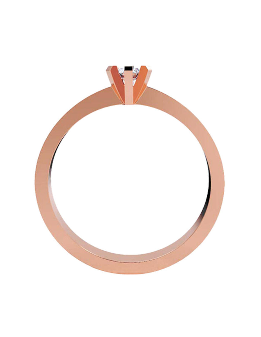 ANILLO DE ORO CON CIRCONIA