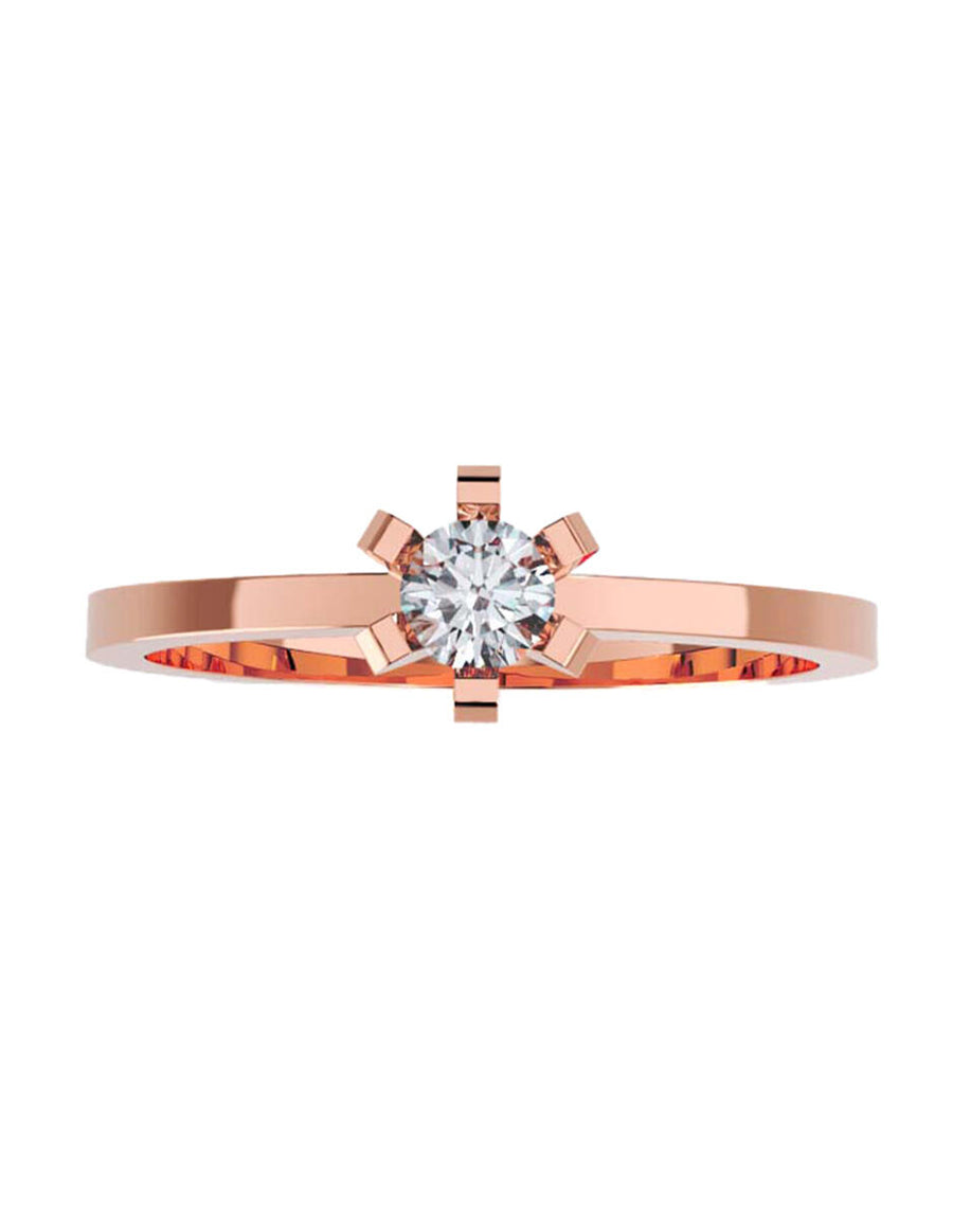 ANILLO DE ORO CON CIRCONIA