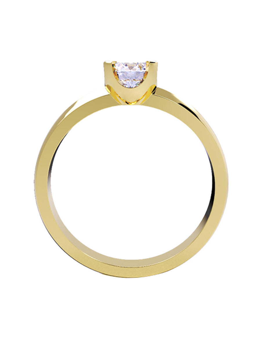ANILLO DE ORO CON CIRCONIA