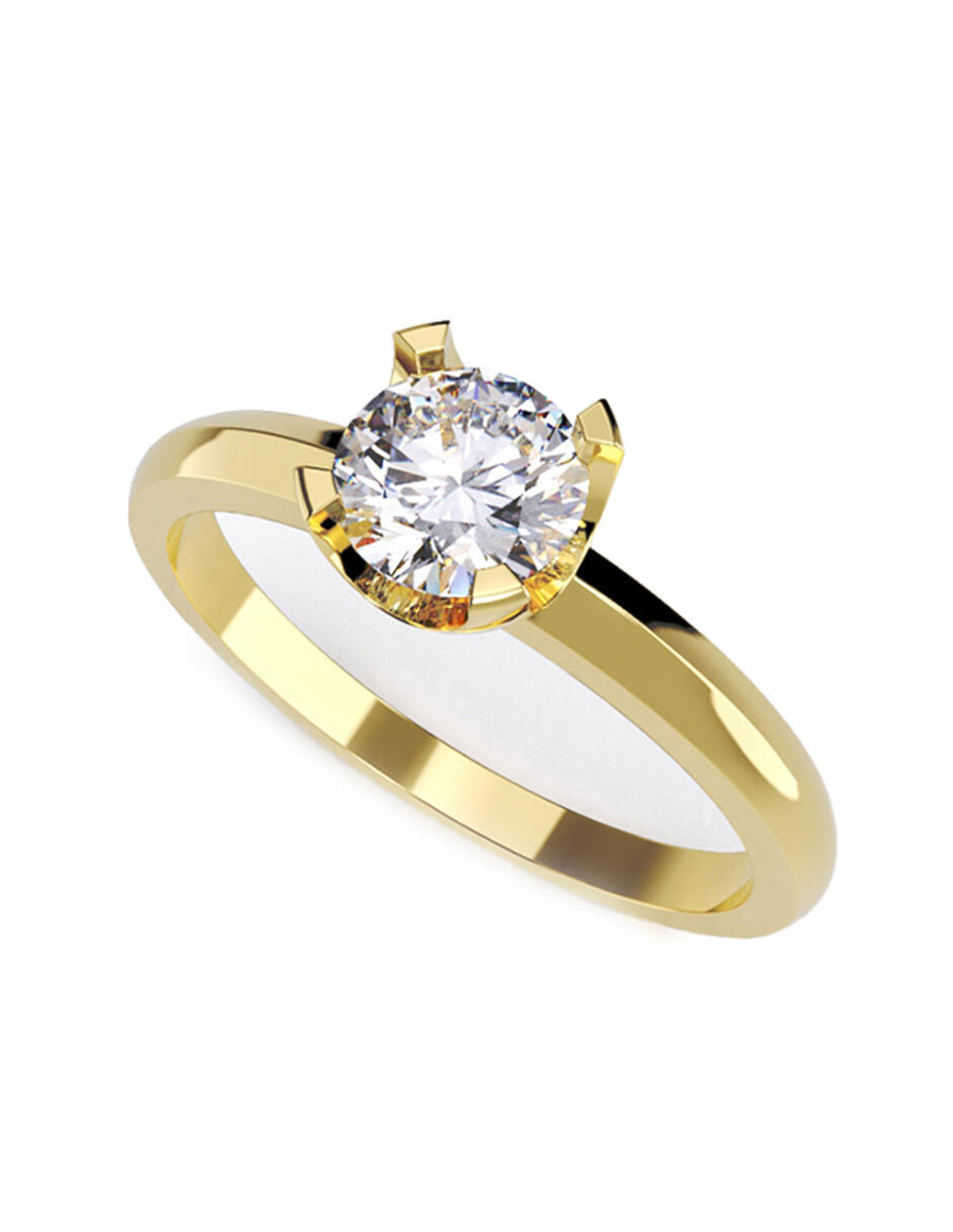 ANILLO DE ORO CON CIRCONIA