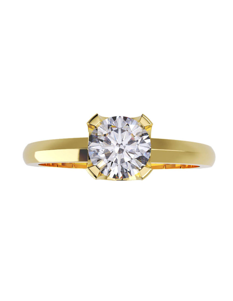 ANILLO DE ORO CON CIRCONIA