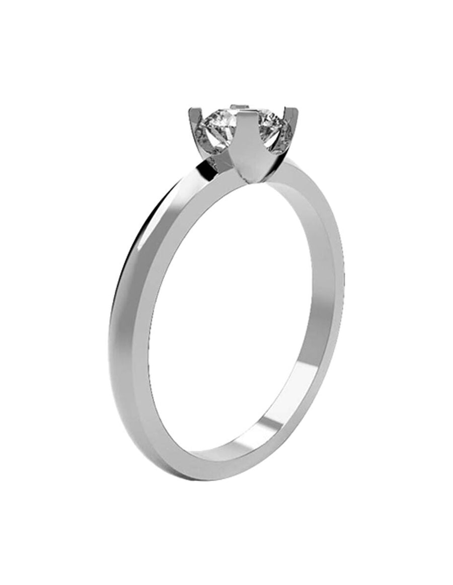 ANILLO DE ORO CON CIRCONIA