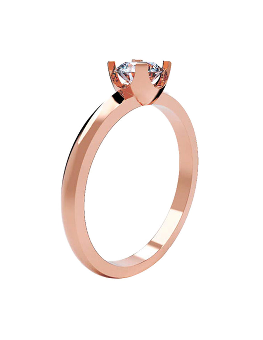 ANILLO DE ORO CON CIRCONIA