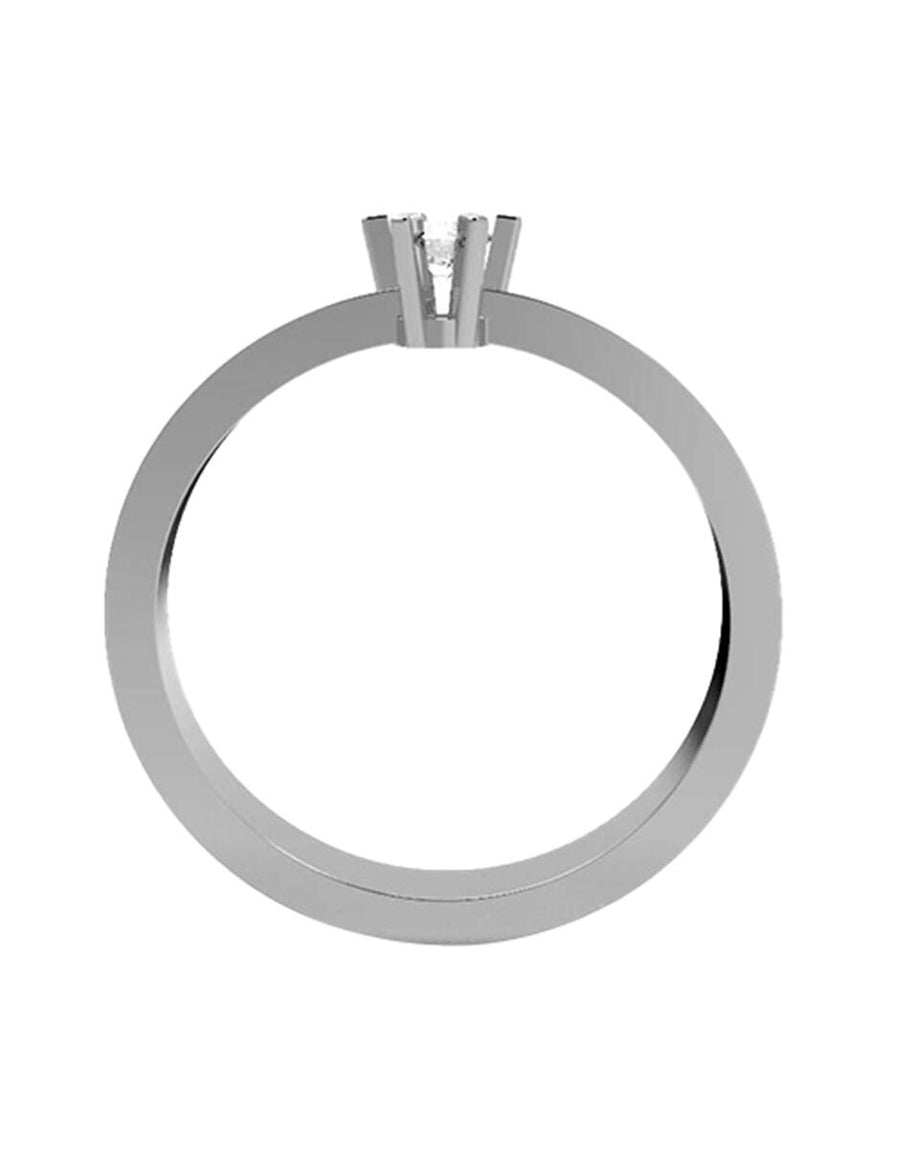 ANILLO DE ORO CON CIRCONIA