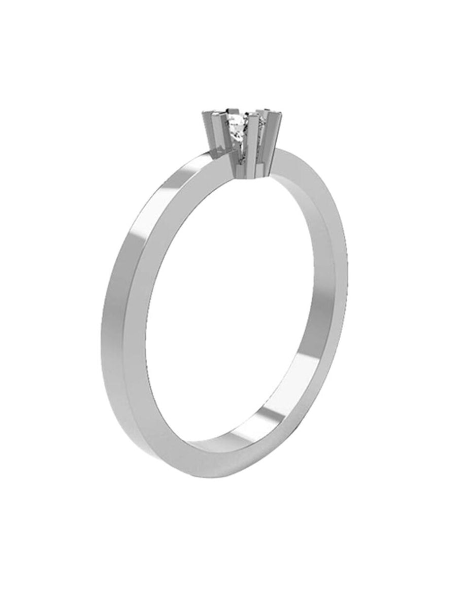ANILLO DE ORO CON CIRCONIA