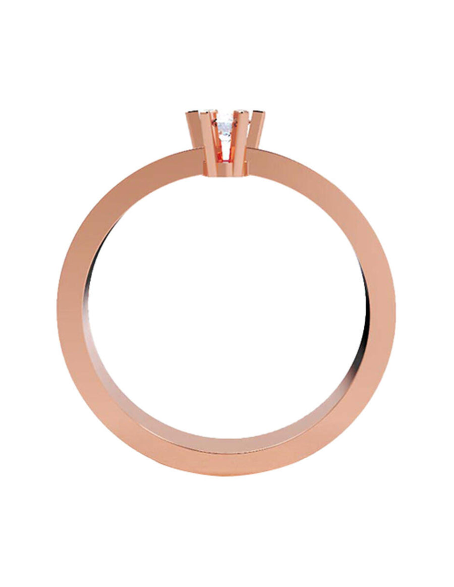ANILLO DE ORO CON CIRCONIA