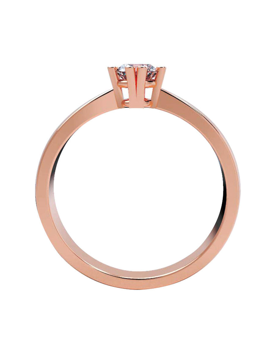 ANILLO DE ORO CON CIRCONIA