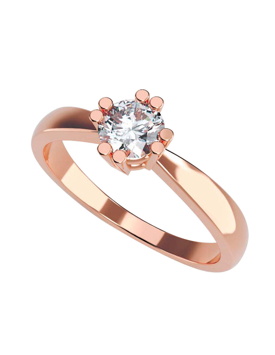 ANILLO DE ORO CON CIRCONIA
