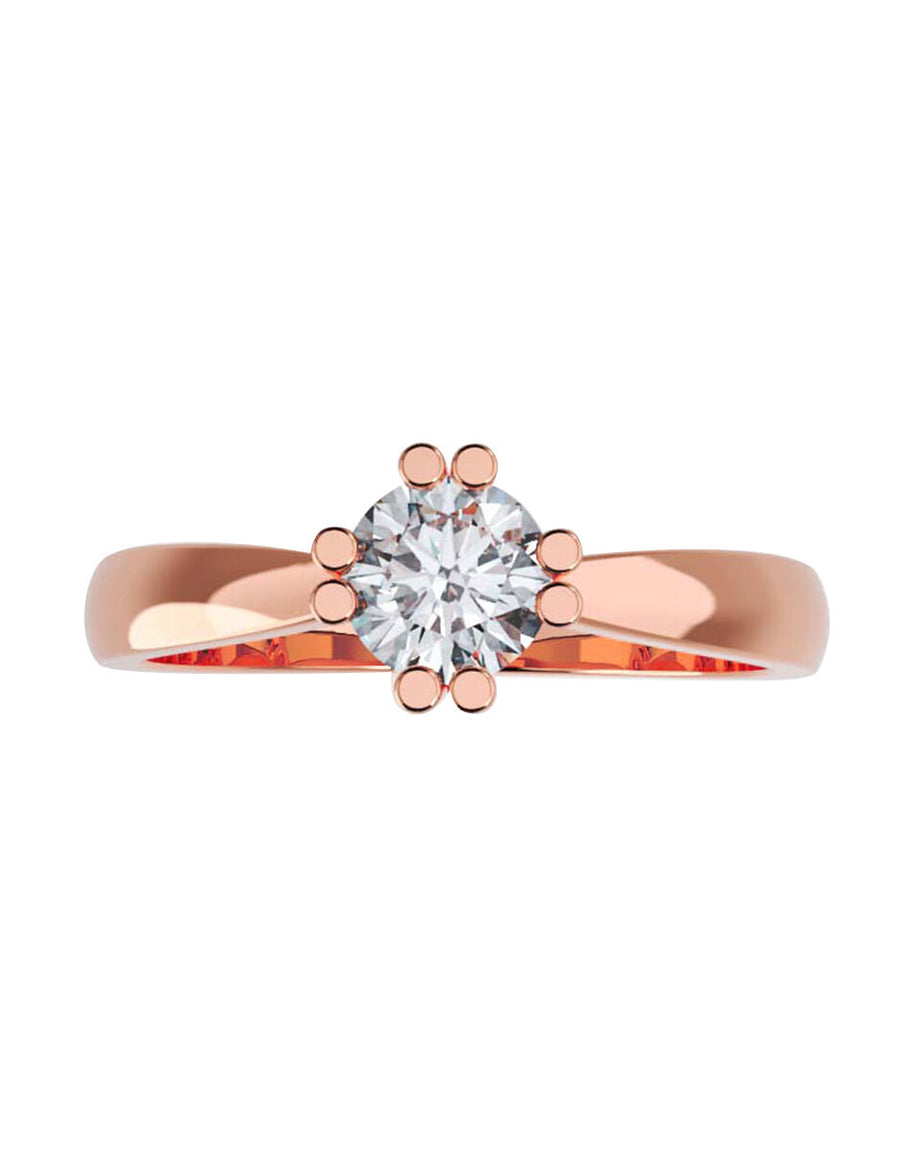 ANILLO DE ORO CON CIRCONIA