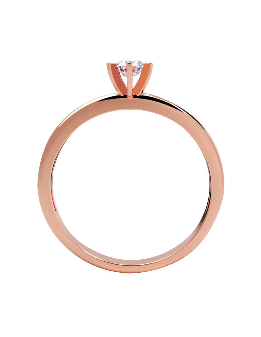 ANILLO DE ORO CON CIRCONIA