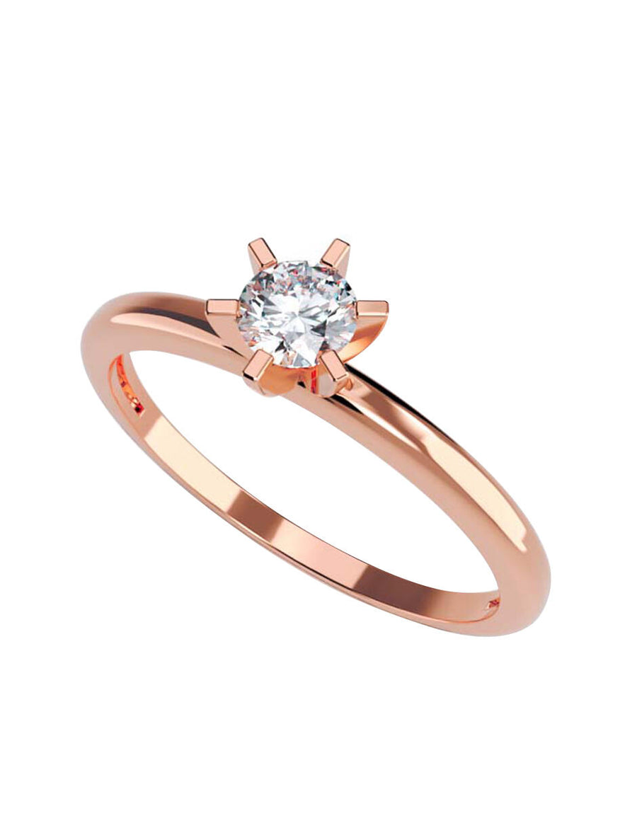 ANILLO DE ORO CON CIRCONIA