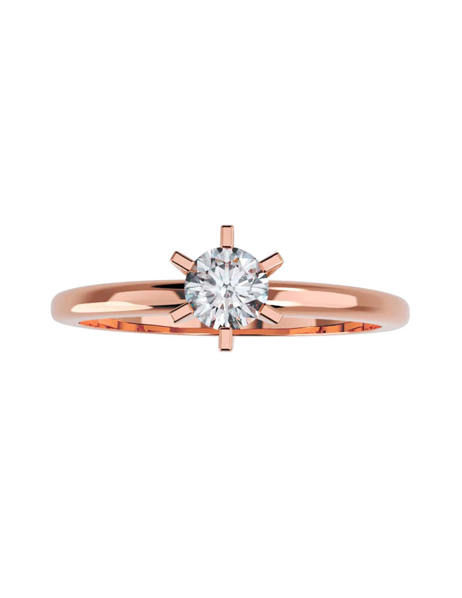 ANILLO DE ORO CON CIRCONIA