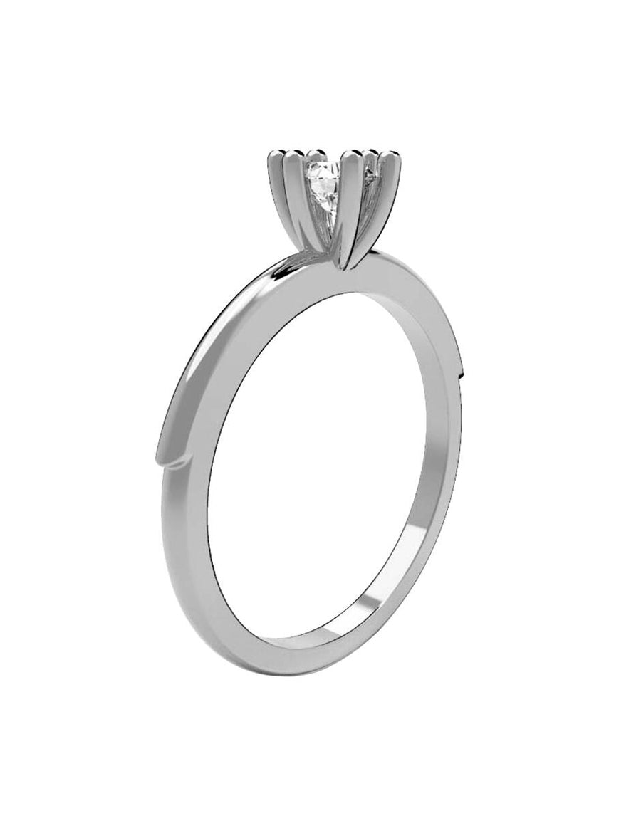 ANILLO DE ORO CON CIRCONIA