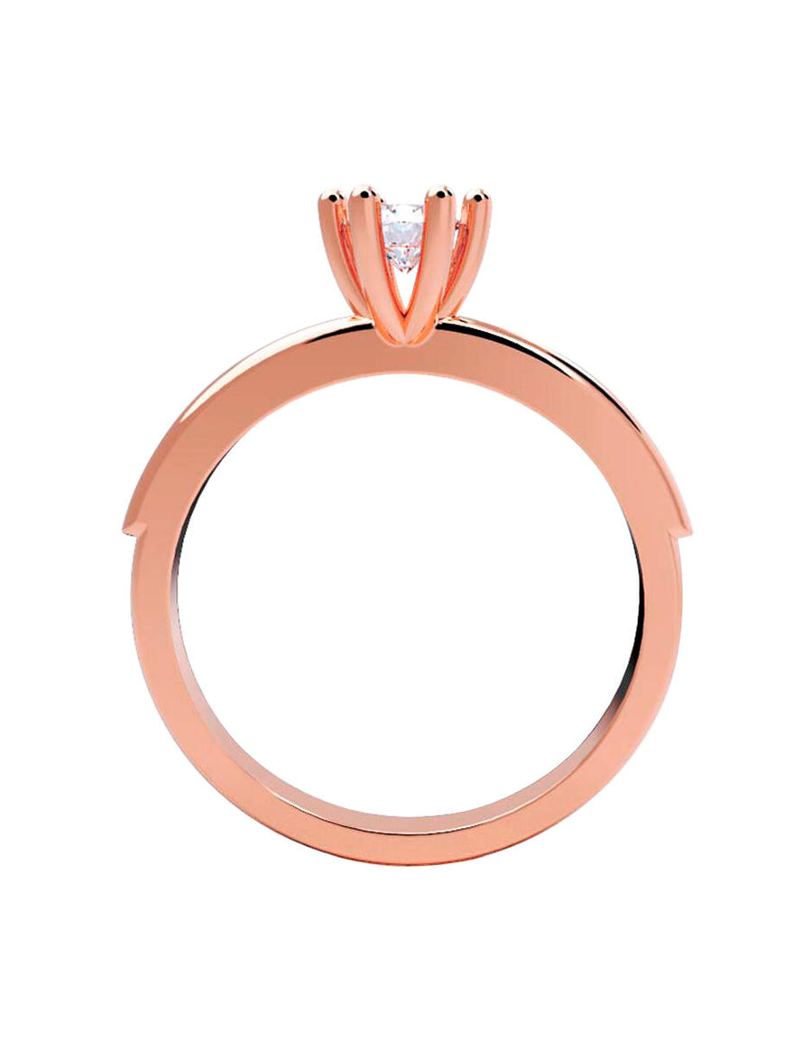 ANILLO DE ORO CON CIRCONIA