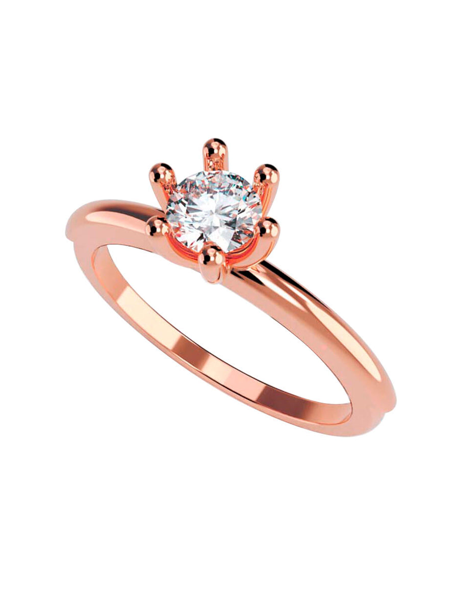 ANILLO DE ORO CON CIRCONIA