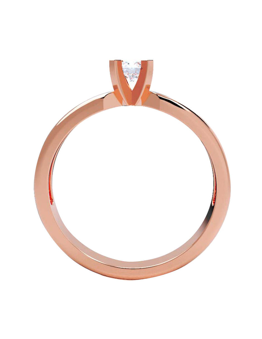 ANILLO DE ORO CON CIRCONIA