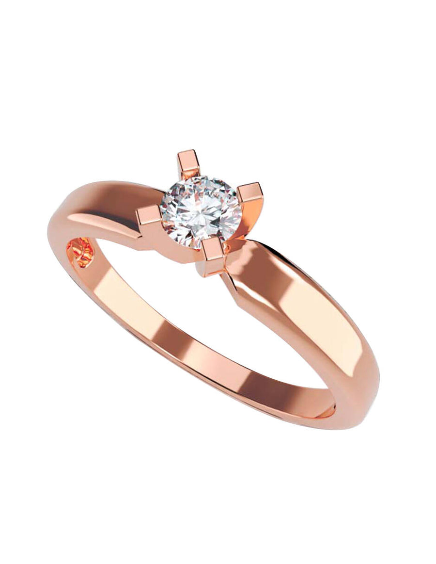 ANILLO DE ORO CON CIRCONIA