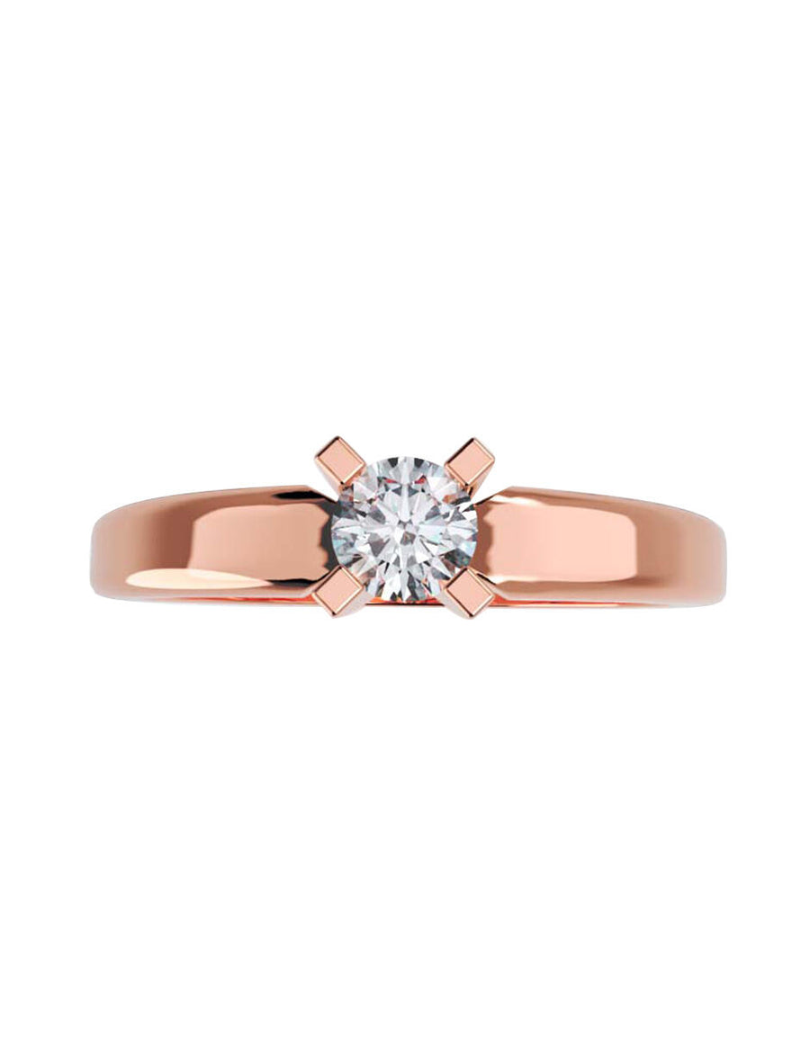 ANILLO DE ORO CON CIRCONIA