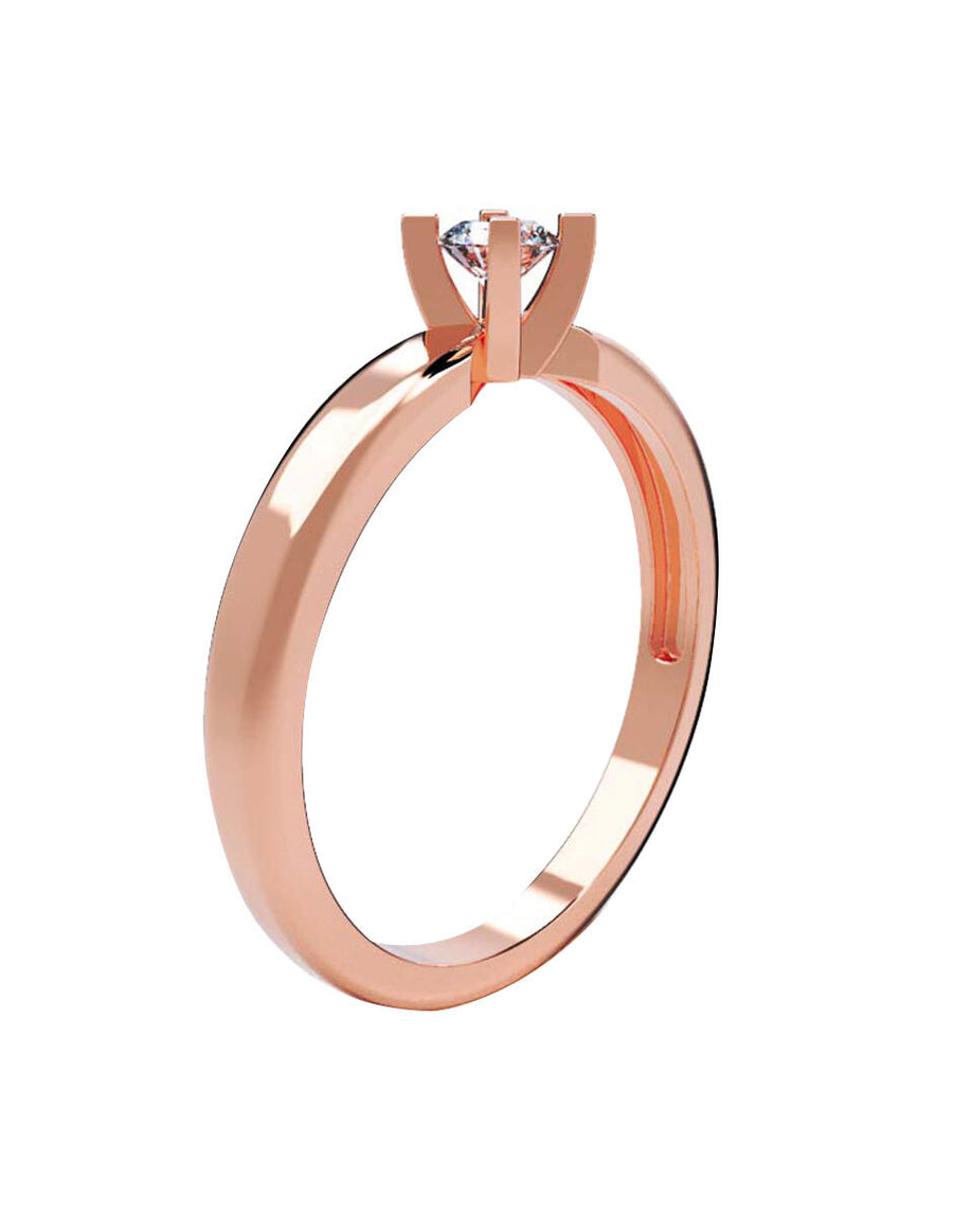 ANILLO DE ORO CON CIRCONIA
