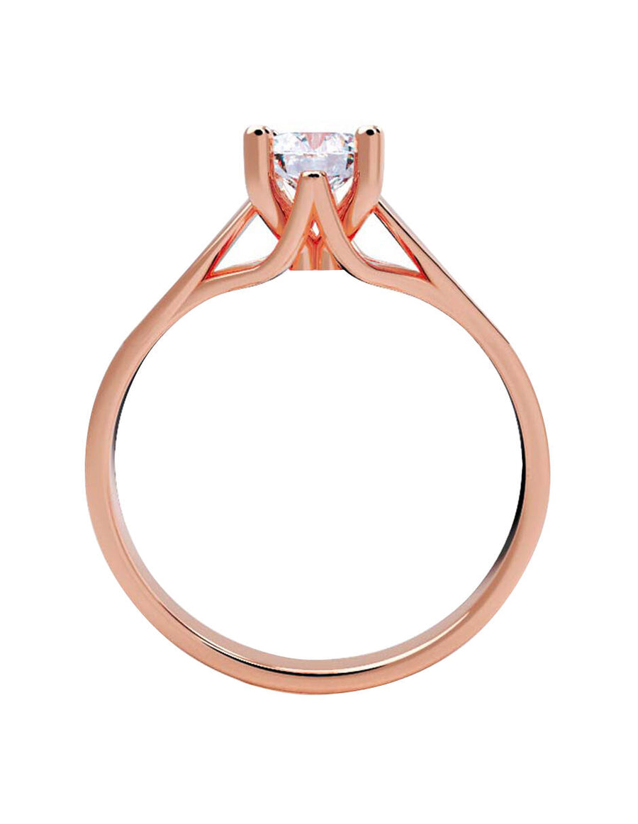 ANILLO DE ORO CON CIRCONIA