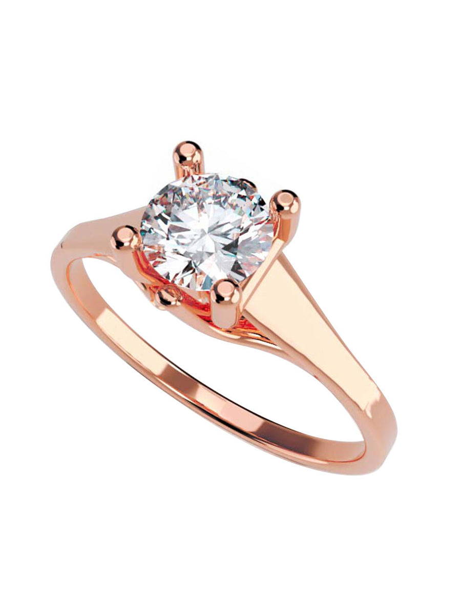 ANILLO DE ORO CON CIRCONIA