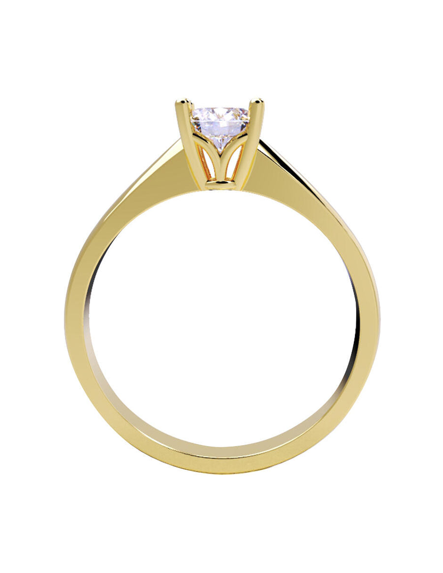 ANILLO DE ORO CON CIRCONIA