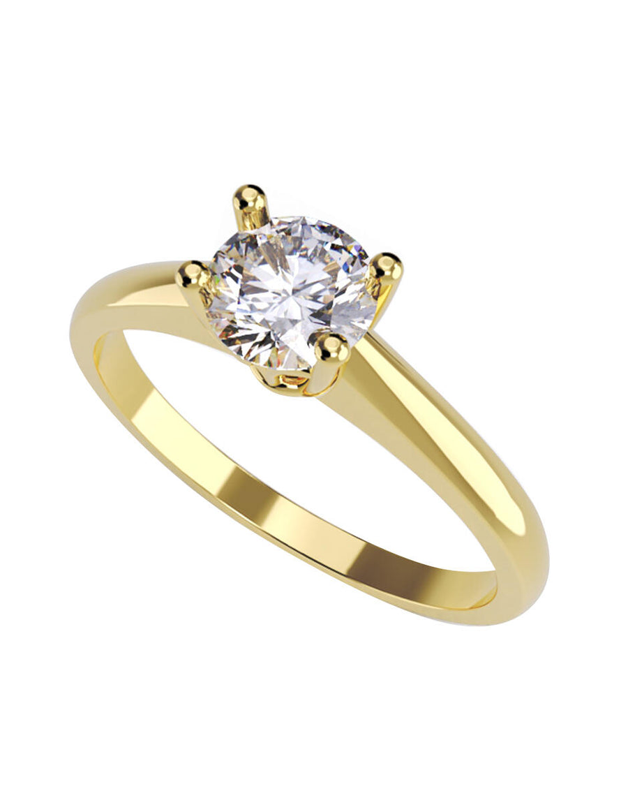 ANILLO DE ORO CON CIRCONIA